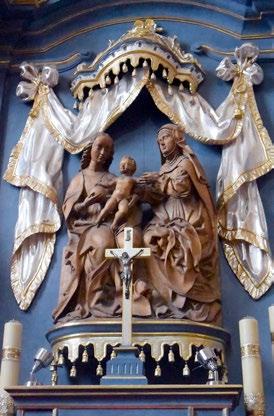 Co Józef z Arymatei ma wspólnego z metalurgią pochodzącą z warsztatu Wita Stwosza rzeźbą św. Anny Samotrzeć z końca XV wieku.