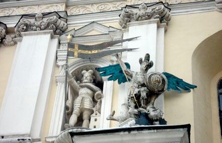 Co Józef z Arymatei ma wspólnego z metalurgią fot. E. E. Nowakowska Św. Florian na kościele Wizytek w Krakowie Literatura i łączniki świętego patronem Królestwa.