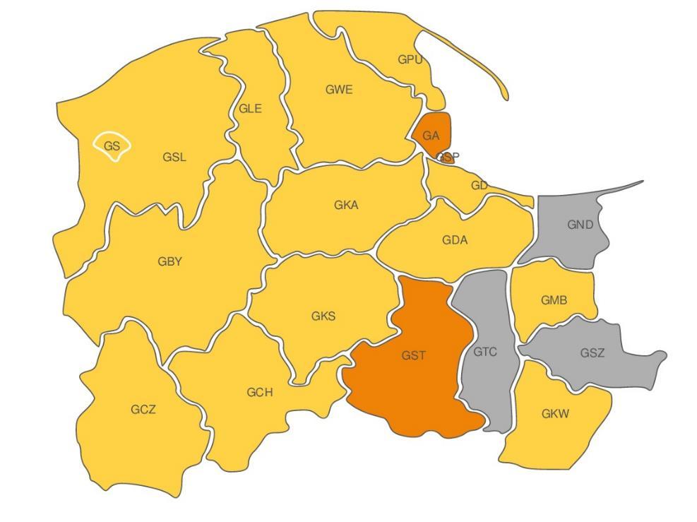 Zmiana zapotrzebowania na pielęgniarki i położne w latach 2017-2018 2017 2018 Deficyt wynika głównie z niskiego zainteresowania podejmowaniem studiów pielęgniarskich przez osoby młode.