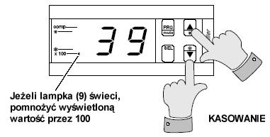Kod Parametry Ustawienia fabryczne Ustawienia instalacyjne Zakres regulacji Uwagi r 1 Ustawianie punktu chłodzenia (lato) 12 C - 10 do 20 C Czujnik umieszczony na powrocie wody r 2 Skok chłodzenia 2