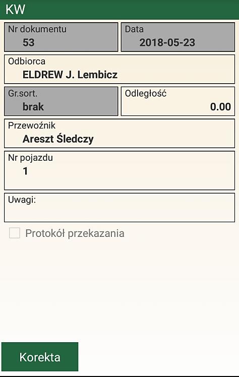 Po użyciu filtra, wyświetlone zostają tylko pozycje o określonych atrybutach.