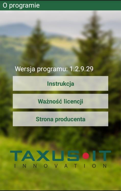 2.6. O programie W zakładce tej zostały umieszczone informacje o programie (Rys. 45).