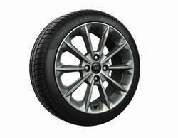 10-ramienne obręcze kół ze stopów lekkich Vignale ogumienie 205/45 (D2YBT) standard Pakiet Design 2 (AGGAL) 18" obręcze kół