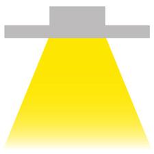 OPRAWY DOWNLIGHT w LUMO ROUND, DOWNLIGHTY DO SUFITU PODWIESZANEGO 2 LID12977-- Obudowa wykonana z ocynkowanej blachy stalowej, malowanej w kolorze RAL 9003 (biały)
