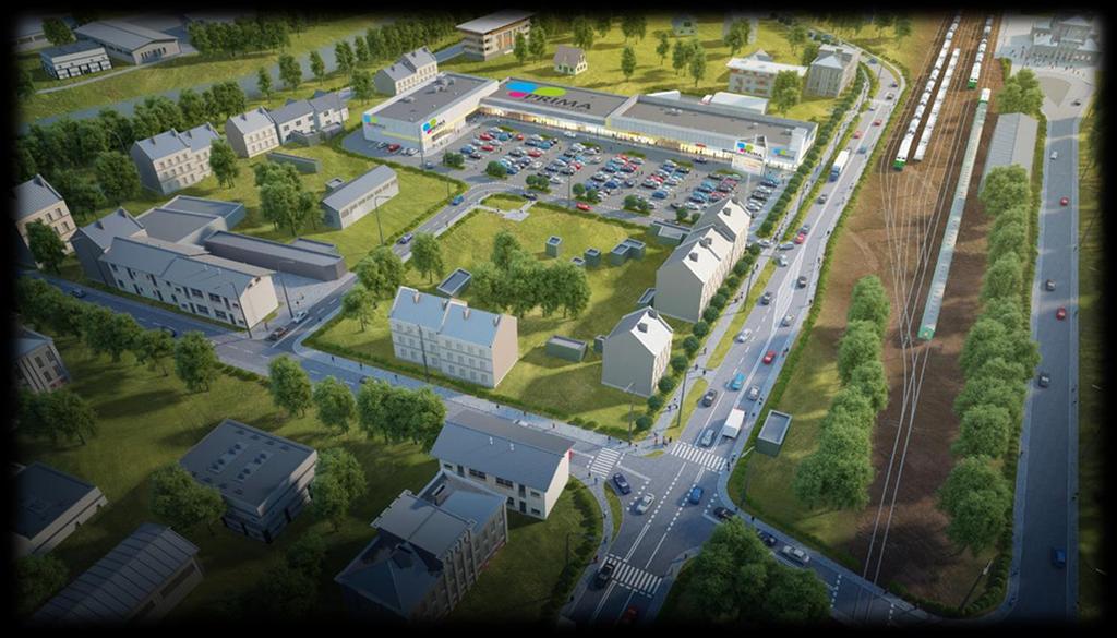 Lokalizacja: Lubań Transakcja Nabycie nieruchomości, uzyskanie pozwolenia na budowę oraz realizacja obiektu handlowego Dane dotyczące projektu nieruchomości Działka o powierzchni 16 004 m 2 jest