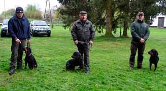Koło Łowieckie nr 37 Orzeł w Niedrzwicy Dużej 1109/1500 pkt, w składzie Madejczyk Adam, Pawka Jacek, Zalewski Krystian, 3.