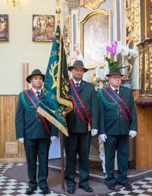 Z racji tak dostojnego wydarzenia, w dniu 10 czerwca 2017 roku, zorganizowane zostały uroczyste jego obchody. Rozpoczęła je polowa msza święta koncelebrowana przez kapelana lubelskich myśliwych ks.