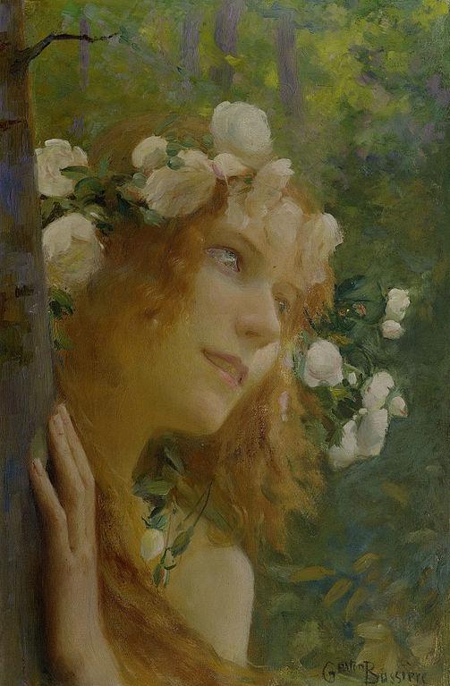Strona 34 Dwa światy - rola fantastyki w dramacie Słowackiego (1) Przeczytaj scenę II aktu I Balladyny Juliusza Słowackiego [Gaston Bussière, Nimfa] Polecenia: 1.