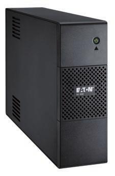 UPS Eaton 5S 1 Interfejs użytkownika LED 2 Panel wymiany baterii akumulatorów 3 Port USB 4 Ochrona linii danych 5 4 gniazda wyjściowe IEC 10 A i 4 tylko z ochroną przeciwprzepięciową IEC 10 A 6