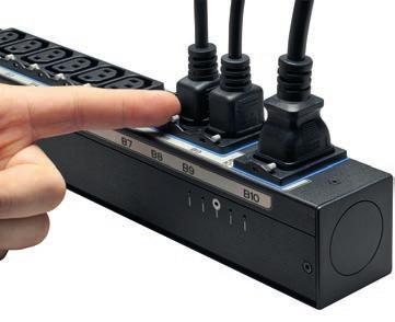 Szafy IT i jednostki dystrybucji zasilania epdu G3 Eaton epdu G3 Sterowalne bloki rozdziału obciążenia Technologia zasilania trzeciej generacji epdu G3 jest zaprojektowane aby zapewnić niezawodną i