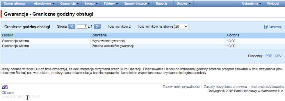 Kliknięcie w link powoduje wyświetlenie formatki Szczegóły wniosku. Kliknięcie w link powoduje wyświetlenie Listy dostępnych wniosków. 9.