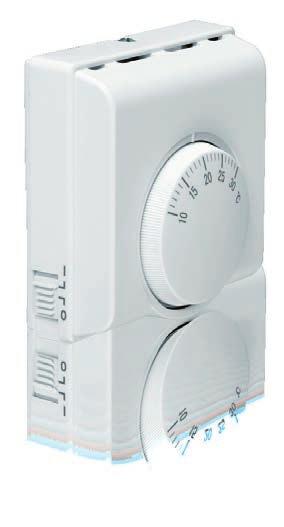 REGULATORY TEMPERATUROWE Regulator temperaturowy RT -10 Zastosowanie Stosowany jest w celu kontrolowanego podtrzymywania w pomieszczeniu temperatury i sterowania systemami wentylacji, ogrzewania i