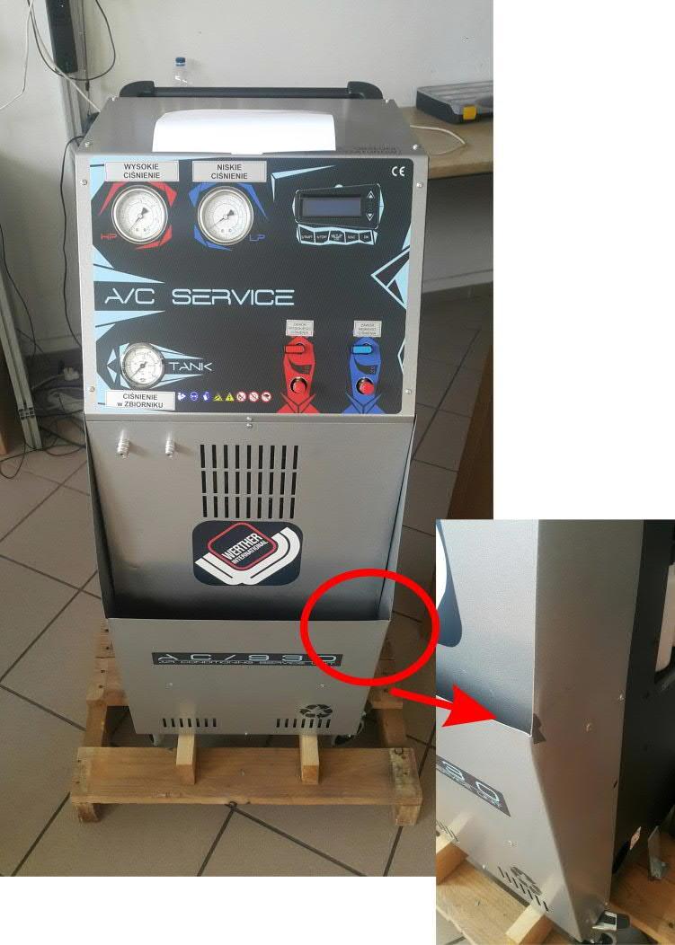 3 WERTHER AC930 automat z drukarką i bazą danych, rok prod.