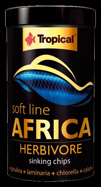 AFRICA CARNIVORE + śledź + kalanus + kryl + owady miękki, tonący pokarm dla mięsożernych i wszystkożernych ryb afrykańskich w jego skład wchodzą śledzie i owady, które dostarczają wysokiej jakości