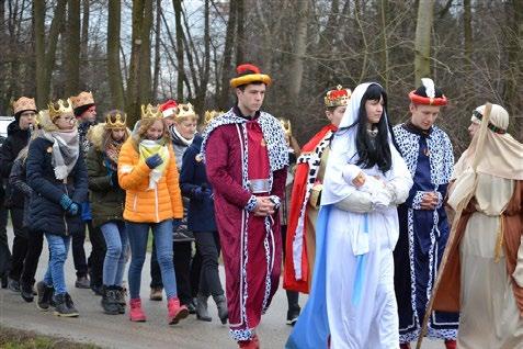Z wydarzeń Gminy Orszak Trzech Króli w Jamach 6 stycznia, Samorządowy Ośrodek Kultury i Rekreacji oraz Parafia p.w. Św.