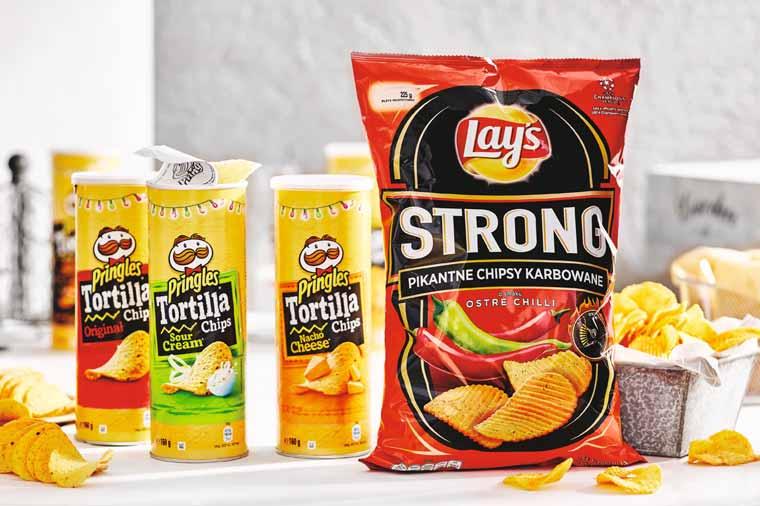 Mistrzowski wybór Przeką ski Tortilla chips PRINGLES