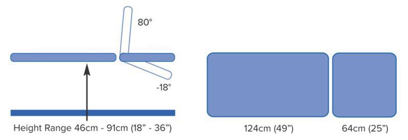 Model Kąty i wymiary 2221, 2222, 2223, 2321 2322, 2323 L