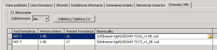 Na zakładce Lista formularzy należy podświetlić deklarację w starym wariancie i nacisnąć przycisk Kopiowanie danych formularza.