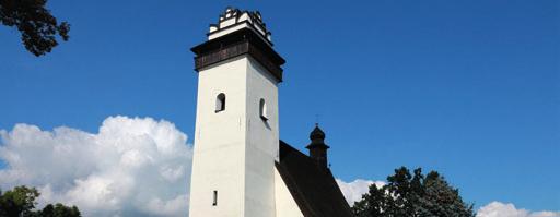 Gmina Łapsze NOwy Niżne Targ 11 Kościół św. Marcina z 1525 roku w Krempachach Krempachy to stara spiska wieś położona na zachodnich krańcach Pienin.
