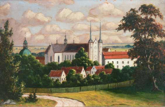 : Oliva um 1570 cena wywoławcza: 3 000 zł 36 Janusz Witwicki (1903 Lwów 1946 tamże) Fara w Grudziądzu, 1934 r.