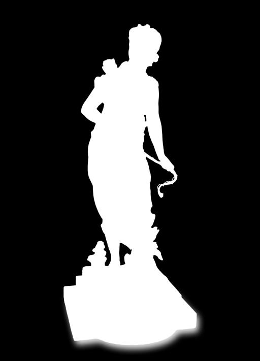 144 Eutrope Bouret (1833 1906) Diana brąz patynowany, podstawa z czerwonego marmuru; wys.