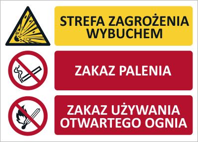 mieszaniny wybuchowe lub w których materiały takie są magazynowane, powinna być dokonana ocena zagrożenia wybuchem.