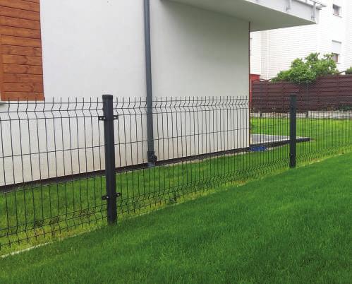 OGRODZENIA SYSTEMOWE SYSTEM PPS Zastosowanie paneli ogrodzeniowych typu PPS kierujemy dla posesji prywatnych, firm, obiektów sportowych i handlowych.