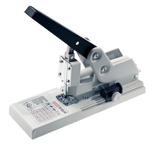 Zszywacze heavy-duty NOVUS B 52/3 Profesjonalny zszywacz heavy-duty, zszywa aż do 170 stron papieru Metalowy mechanizm w plastikowej obudowie System ABS specjalna budowa magazynku uniemożliwia