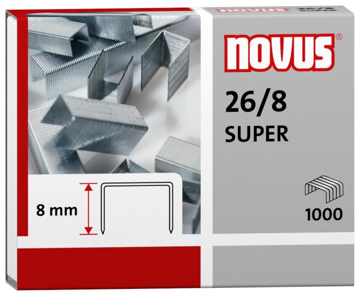Zszywki do zszywaczy biurowych, długość nóżki 8 mm Drut do produkcji zszywek jest