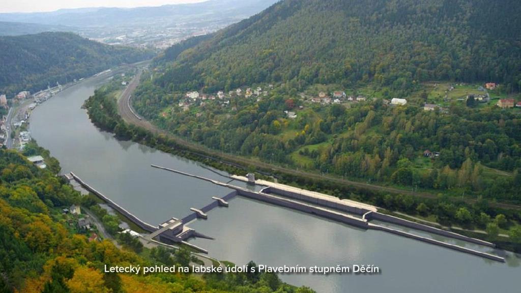 Stopień wodny Děčín na Łabie: Stan przygotowania: trwa ocena oddziaływania na środowisko, poprawa dostępu do portu w Hamburgu, Transport ok.