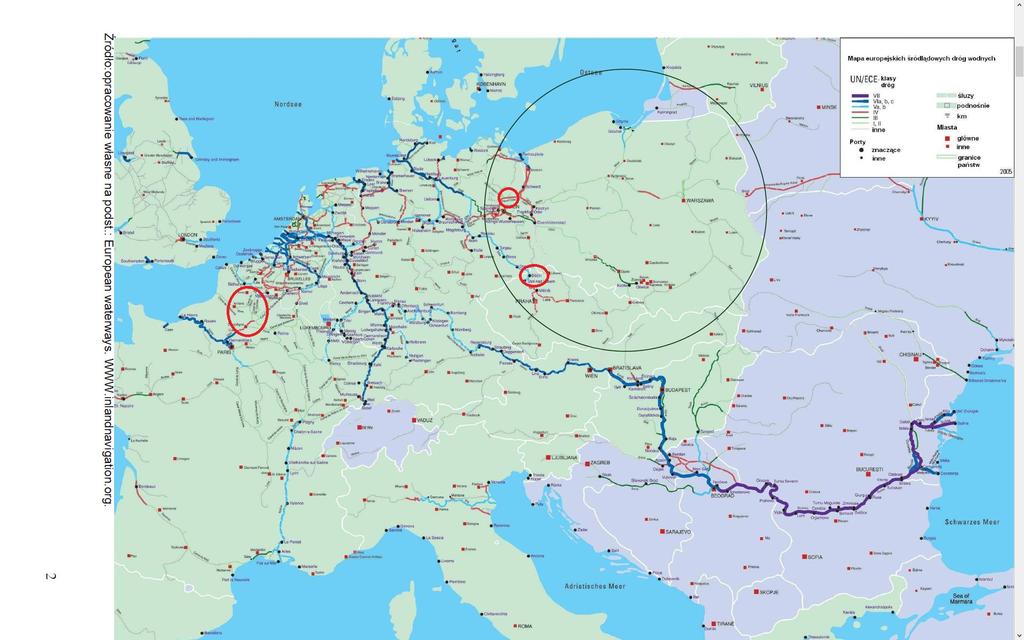 Krystyna Wojewódzka-Król i Ryszarad Rolbiecki Mapa Śródlądowych dróg wodnych. Diagnoza stanu możliwości wykorzystania śródlądowego transportu wodnego w Polsce 26.06.2018r.