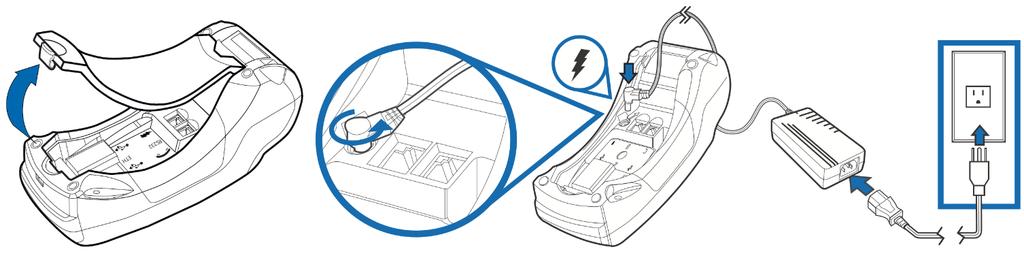 PODŁĄCZANIE PRZEWODU PINPADA DO GNIAZDA RS-232 W TERMINALU 1.