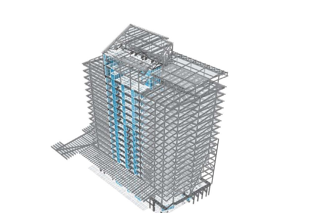 Southbank Place Londyn Klient: Architekt: Wysokość: Usługi: Braeburn Estates Ltd Partnership Kohn Pedersen Fox Associates 80 m 40 000 m 2 Projekty konstrukcji, BIM Southbank Place to
