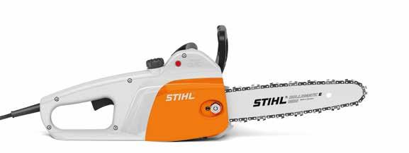 STIHL MS 170 Pilarka spalinowa Moc 1,2 kw/1,6 KM Prowadnica 35 cm Ciężar 4,1 kg 4) Model podstawowy do przygotowania drewna opalowego Łatwa obsługa dzięki