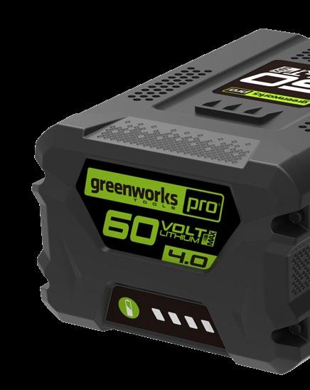 Nowoczesny akumulator Innowacyjność naszych produktów tkwi w nowoczesnych akumulatorach zaprojektowanych od A do Z w siedzibie Greenworks.