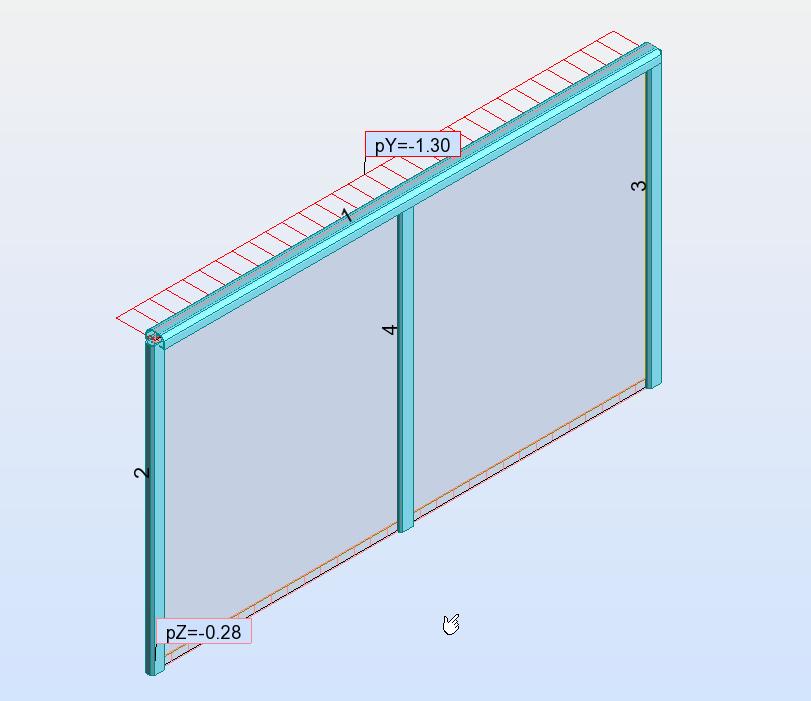 16 Ugięcia Nie analizowano Przemieszczenia vx = 0.0 cm < vx max = L/40.00 = 2.5 cm Decydujący przypadek obciążenia: 7 KOMB2 (1+2+4)*1.00 vy = 2.4 cm < vy max = L/40.00 = 2.5 cm Decydujący przypadek obciążenia: 7 KOMB2 (1+2+4)*1.00 Profil poprawny!