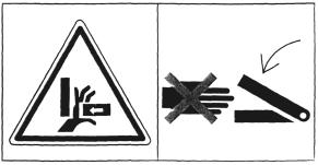 Zachowaj szczególną ostrożność podczas wymijania i wyprzedzania oraz na zakrętach (urządzenie przegubowo połączone z ciągnikiem)!