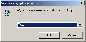 III. Proces instalacji. 1. Proces instalacji rozpoczyna się wyborem język instalacji.