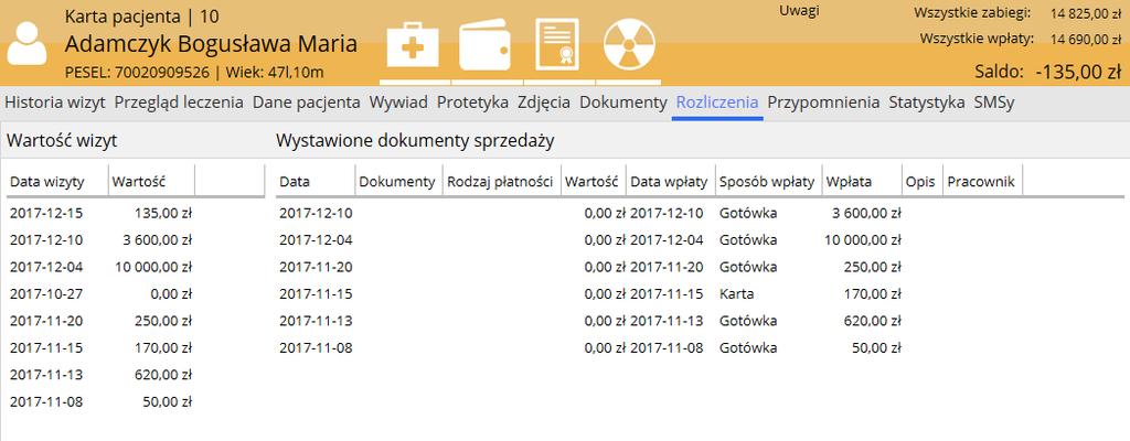 Zgodę na wykonywanie dokumentacji fotograficznej, dokumentacji RTG i wykorzystanie jej na potrzeby leczenia i prac naukowych, Zgodę na przechowywanie i posługiwanie się danymi pacjenta, Możliwość