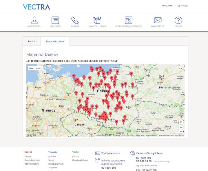 8. POMOC W ostatniej zakładce POMOC widoczne