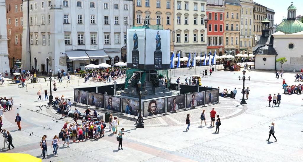 branding miasta Kraków / Rynek Głowny Kraków / al. Trzech Wieszczów Branding miasta Kraków / al.