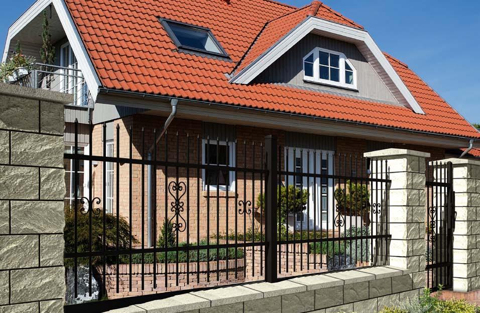 GORC DE LUXE GL38 Výstavba systému GORC DE LUXE GL38 Štiepané oplotenie GORC DE LUXE GL38 je väčšou verziou systému GL22.