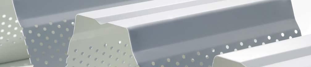 ŠPECIÁLNE UPRAVENIE TRAPÉZOVÝCH PLECHOV ANTIKONDENZAČNÝ POVRCH Vysoká absorpcia - zabraňuje priesaku kondenzačnej vody - vstrebáva viac ako 900 g vody / m2!
