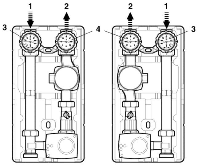 6 Montaż i uruchomienie 6.1 Przygotowanie do montażu Instalacja pompy (tylko model PrimoTherm bez pompy obiegowej) Zainstalować pompę o długości korpusu 180 mm.