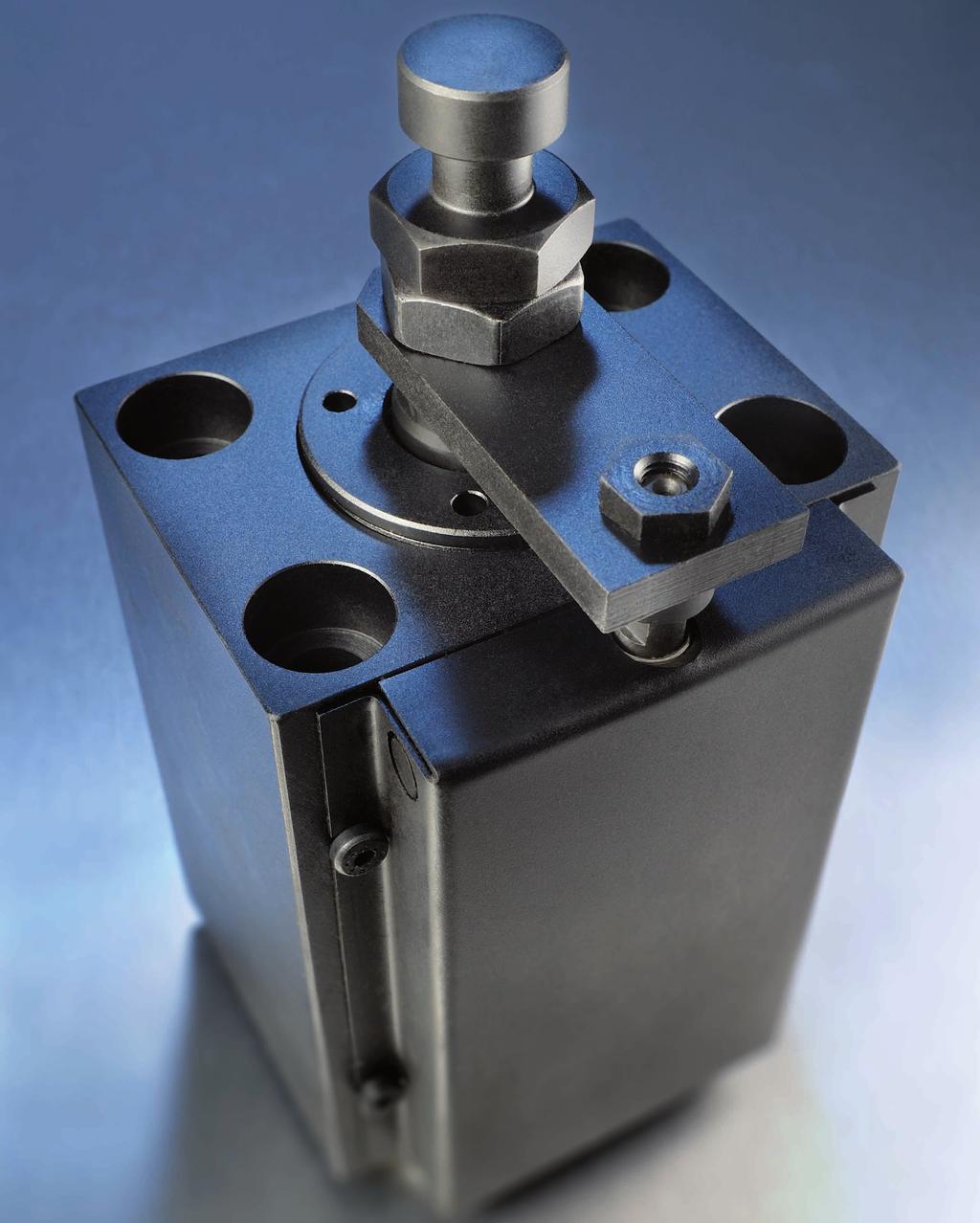 Intelligent Hydraulic Cylinders Siłownik hydrauliczny o krótkim skoku, budowie blokowej z mechanicznymi czujnikami, seria siłowników do ciężkich warunków pracy