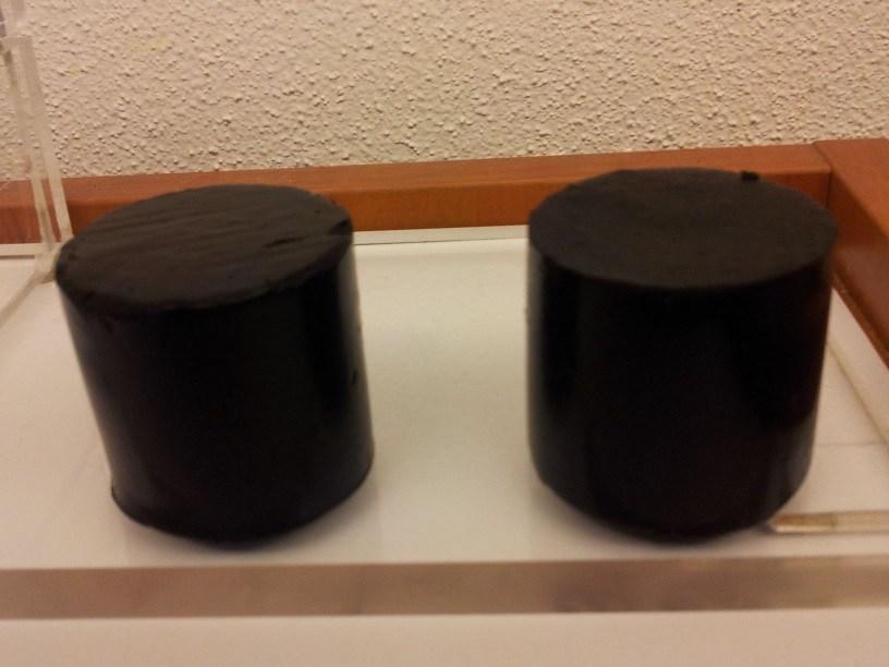 Dynamic elasticity, acoustical impedance and attenuation... 91 perature under cover in the de-aeration device with negative pressure. Then the mixture was slowly poured into prepared polyester forms.