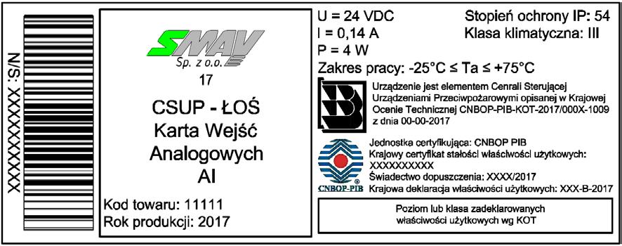 - Abtech seria ZPS - Faeg seria FG IDENTYFIKACJA URZĄDZENIA Rys. 5.