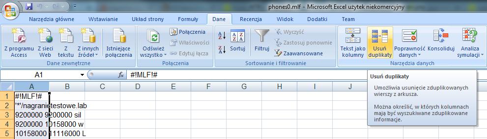 Anotacja na poziomie fonemów i lista fonemów Tutaj w poradniku jest pewne niedopowiedzenie, mianowicie lista fonemów w kolejności takiej jak w nagraniu nie jest może potrzebna, tylko potrzebna i