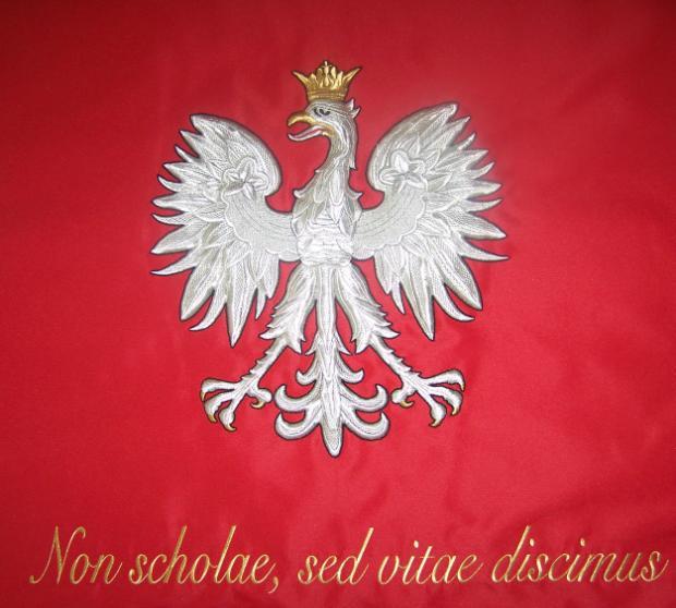 3. Sztandar wraz z insygniami przechowywany jest w szkolnej gablocie specjalnie do tego przeznaczonej. 4. Sztandar pełni funkcję symboliczną i reprezentacyjną.