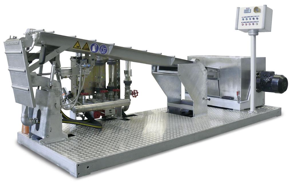 maag P-USG High-performance underwater strand pelletizing systems for cost-effective production The P-USG underwater strand pelletizing systems made by Automatik Plastics Machinery have been